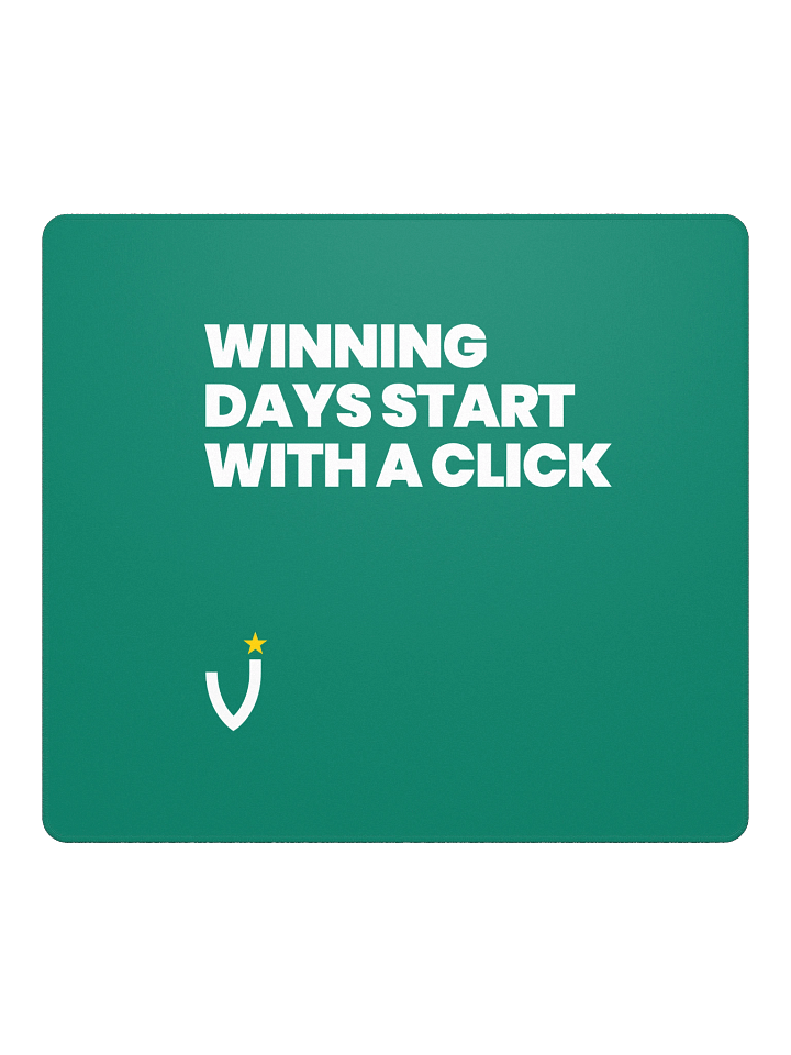 WINNING DAYS START WITH A CLICK Gaming Mouse Pad product image (2)