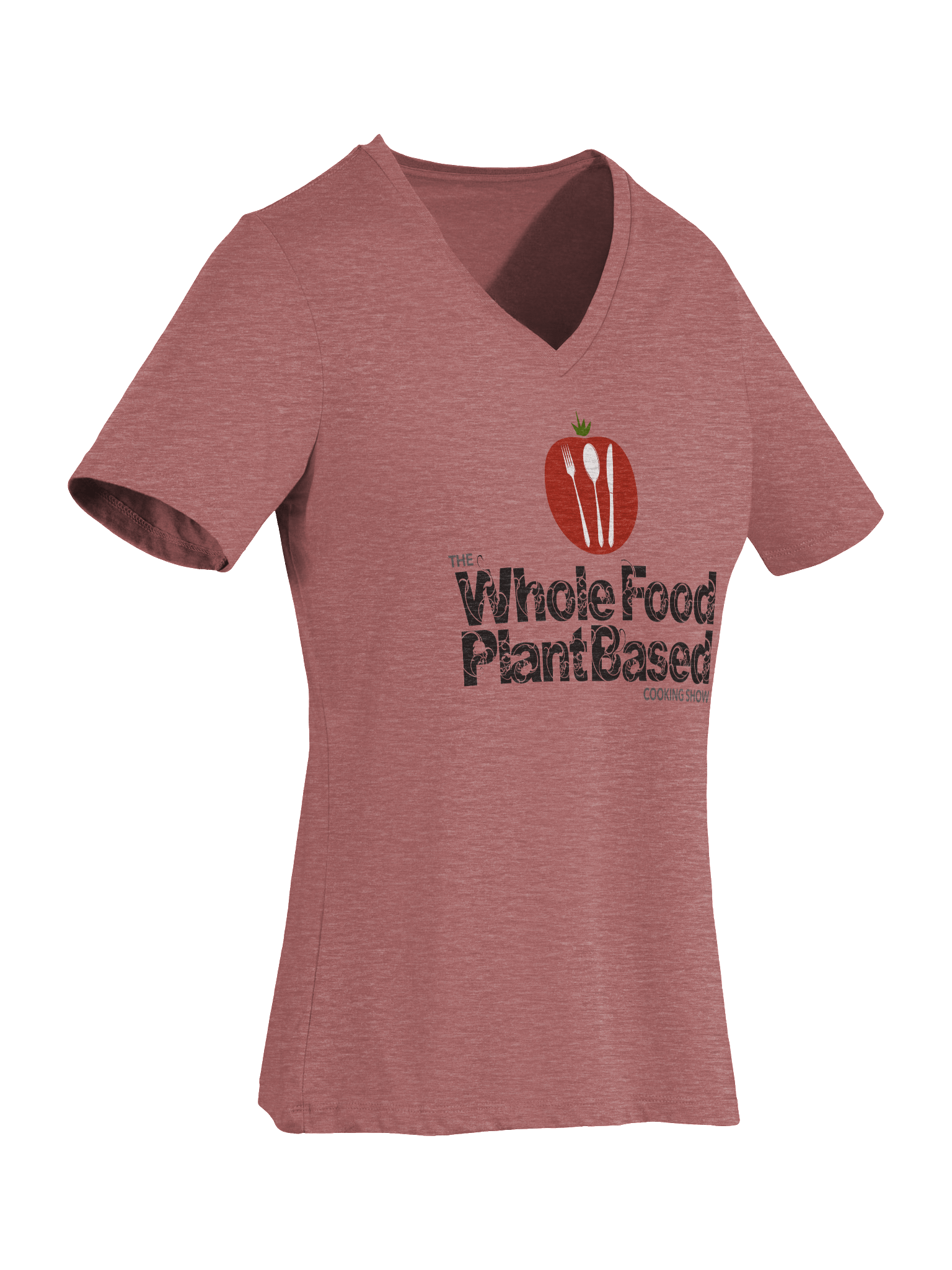 The Whole Food Plant Based Cooking Show Women's Tee Light product image (33)