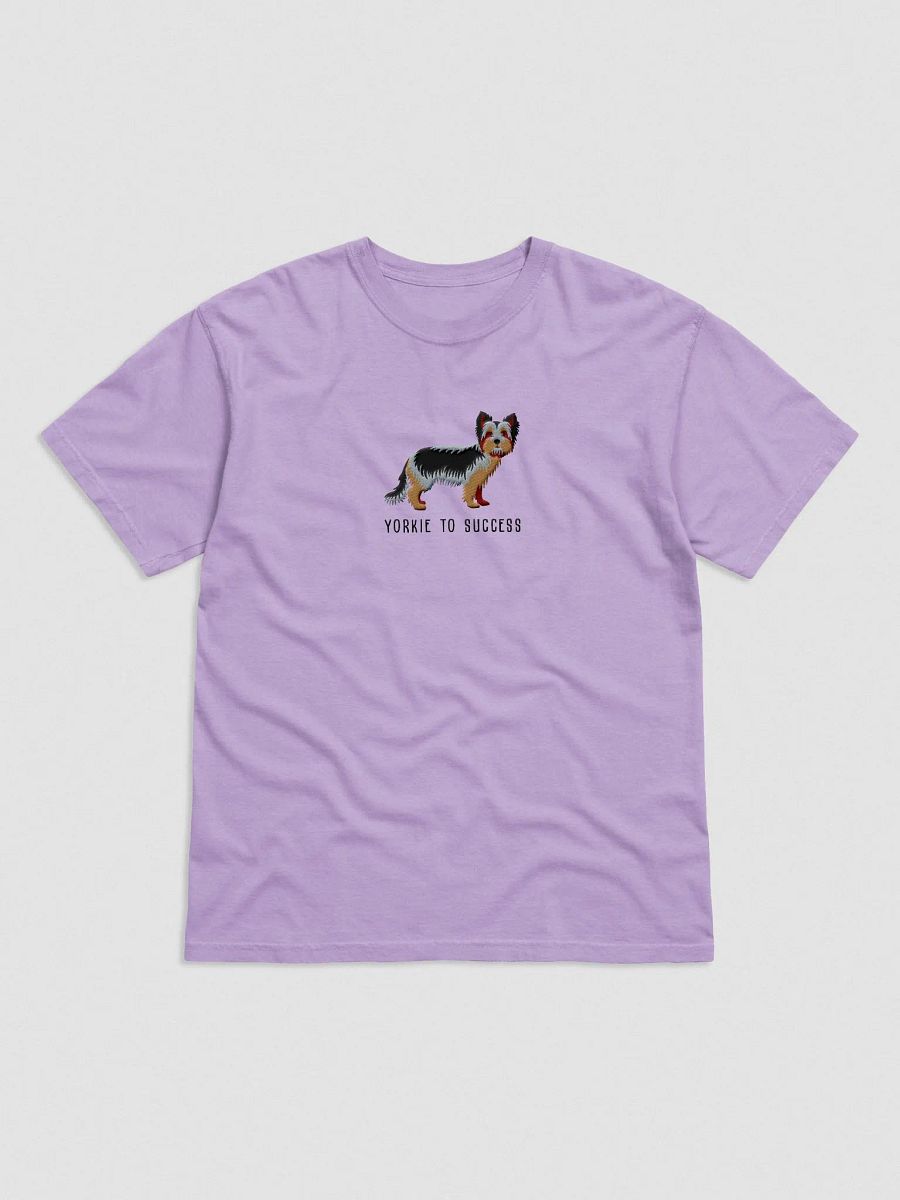 Yorkie to Success T-Shirt(Embroidered) of a Yorkshire Terrier(Puppy Colors) product image (4)