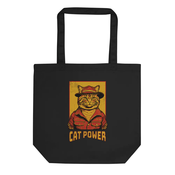 Cat Power Canvas Tote product image (1)