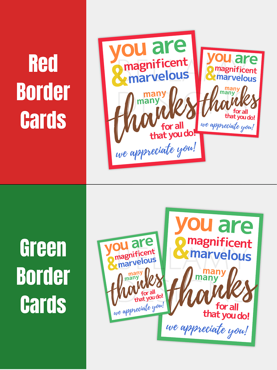 Chocolate Candies Thank You Gift Tags product image (4)
