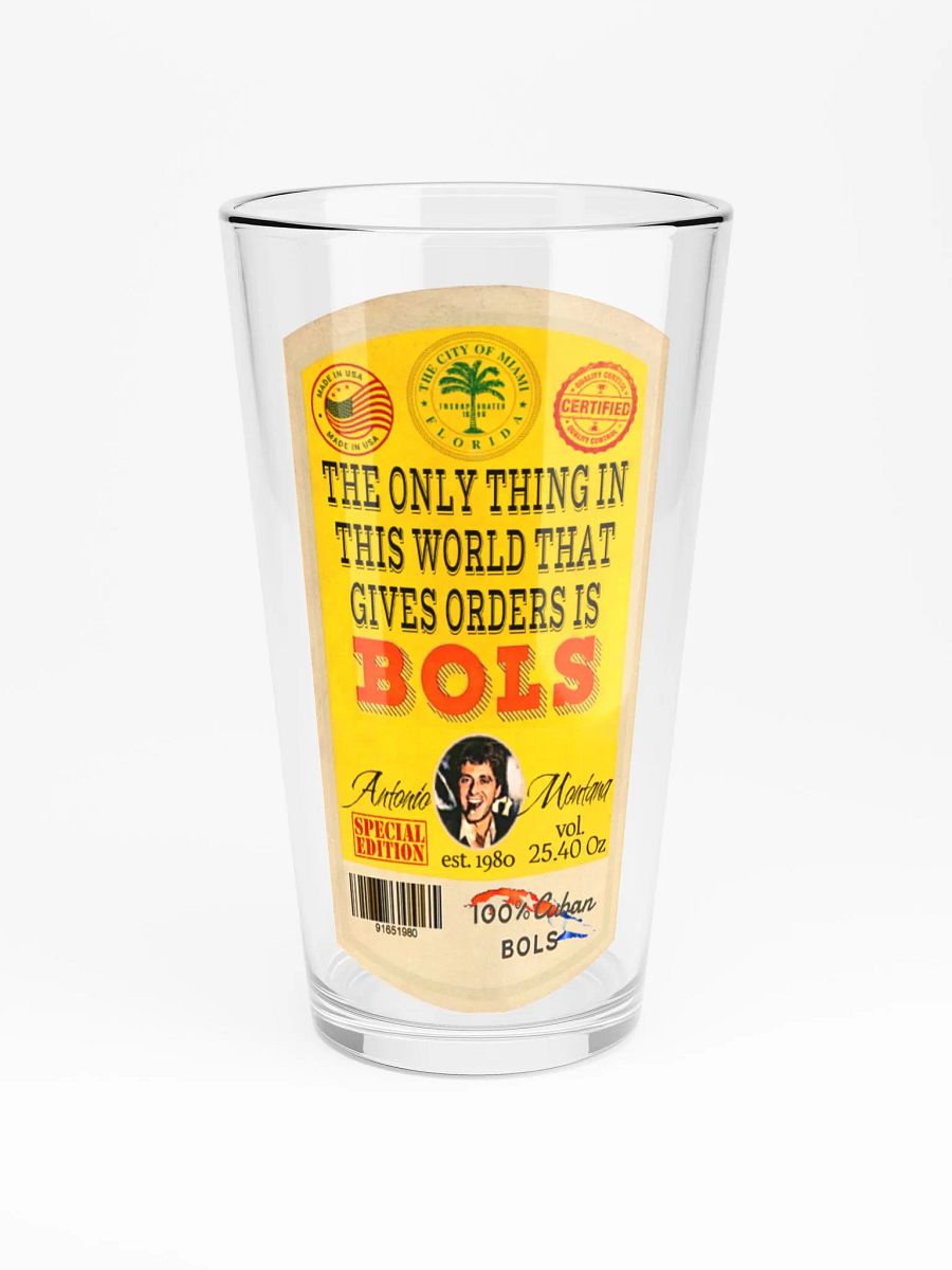 Antonio Montana's BOLS Gin Shaker Pint Glass product image (3)