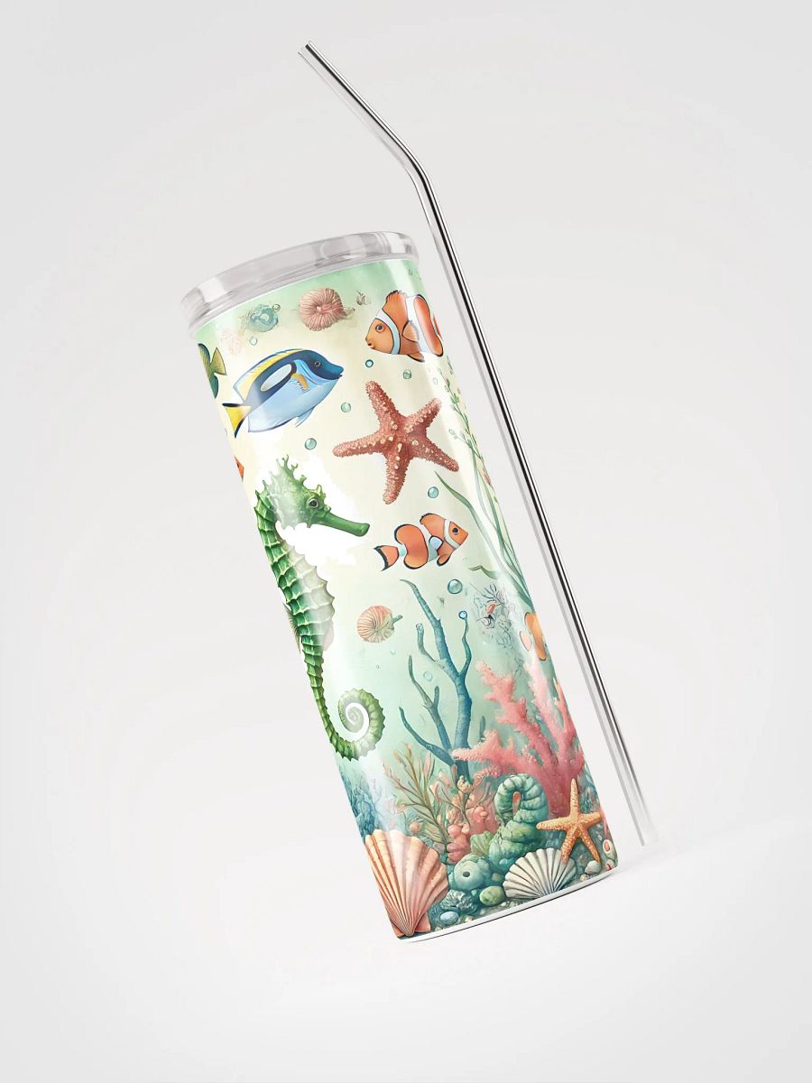 Oceanic Elegance Stainless Steel Tumbler product image (3)