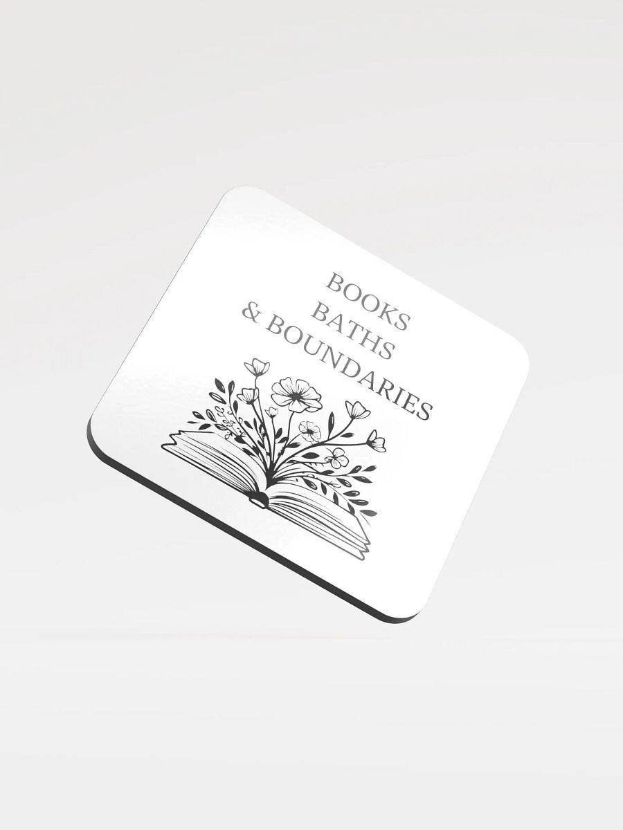 Books Baths and Boundaries Coaster product image (1)
