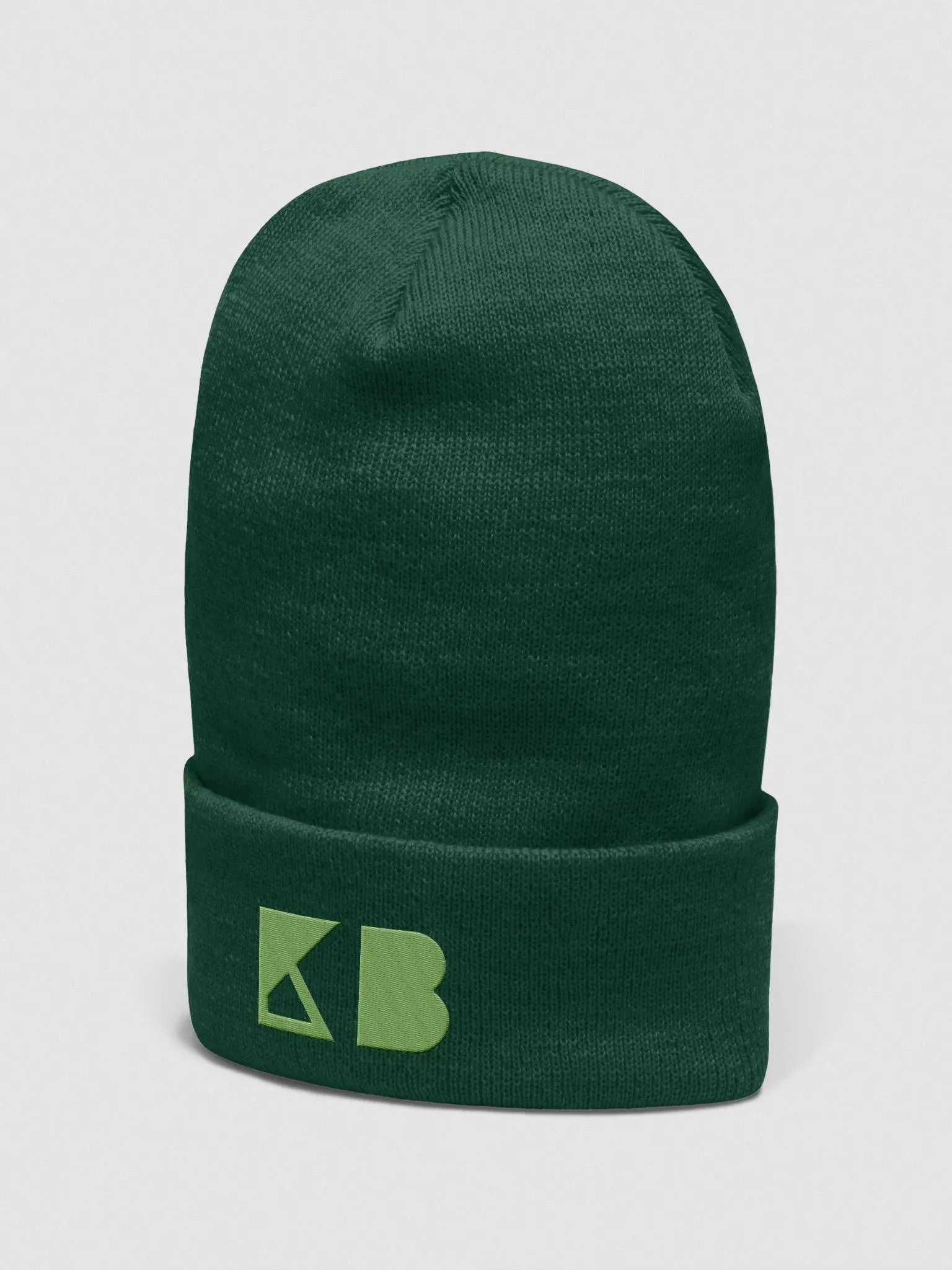 KB green beanie product image (4)
