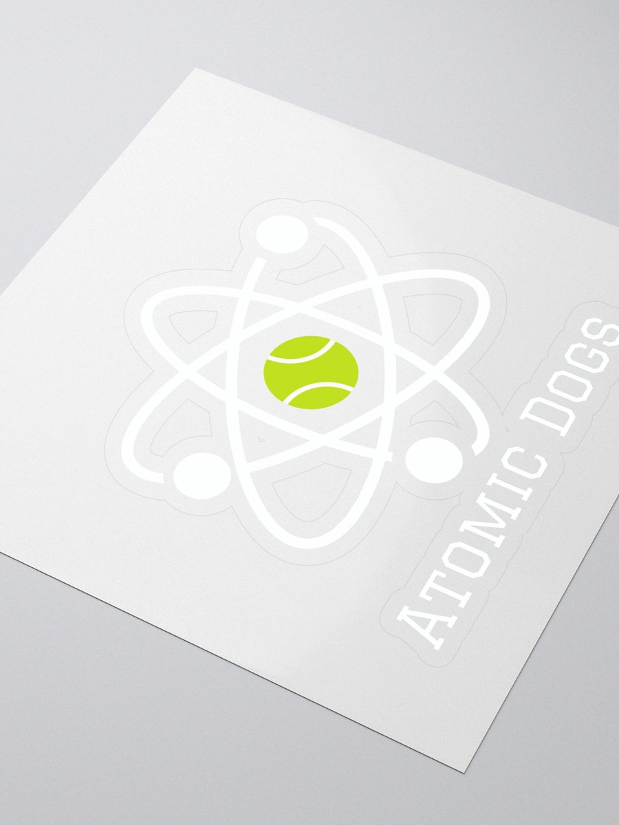 Atomic Dogs Flyball Club Logo Stickers product image (3)
