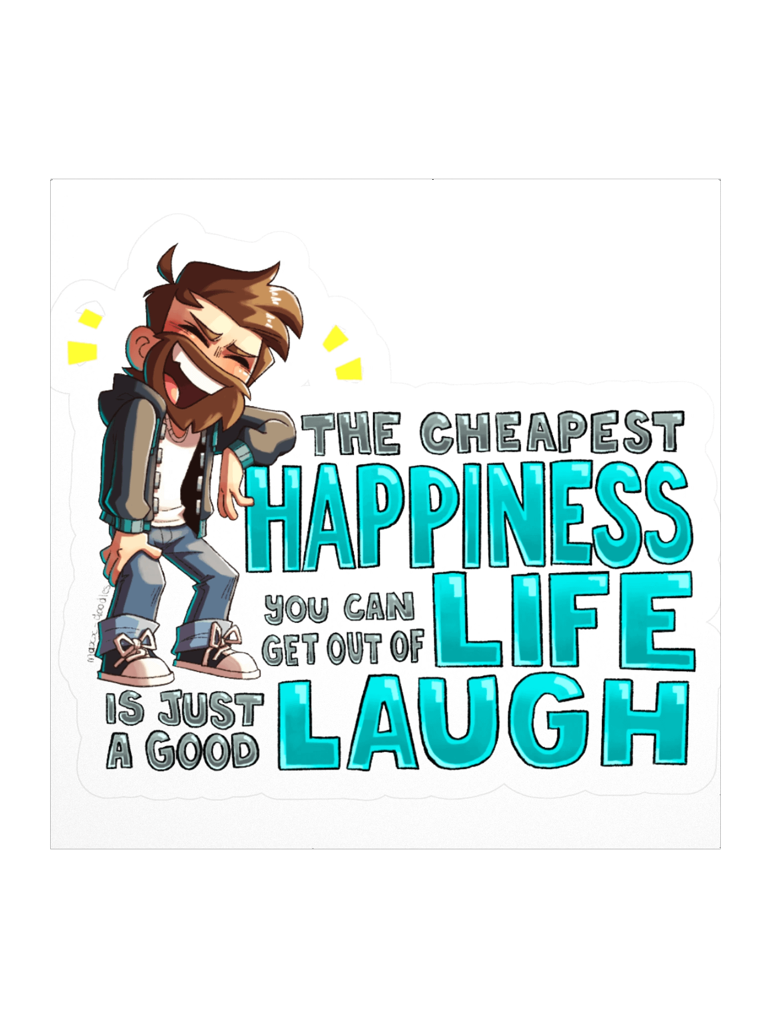 Laugh. Sticker product image (1)