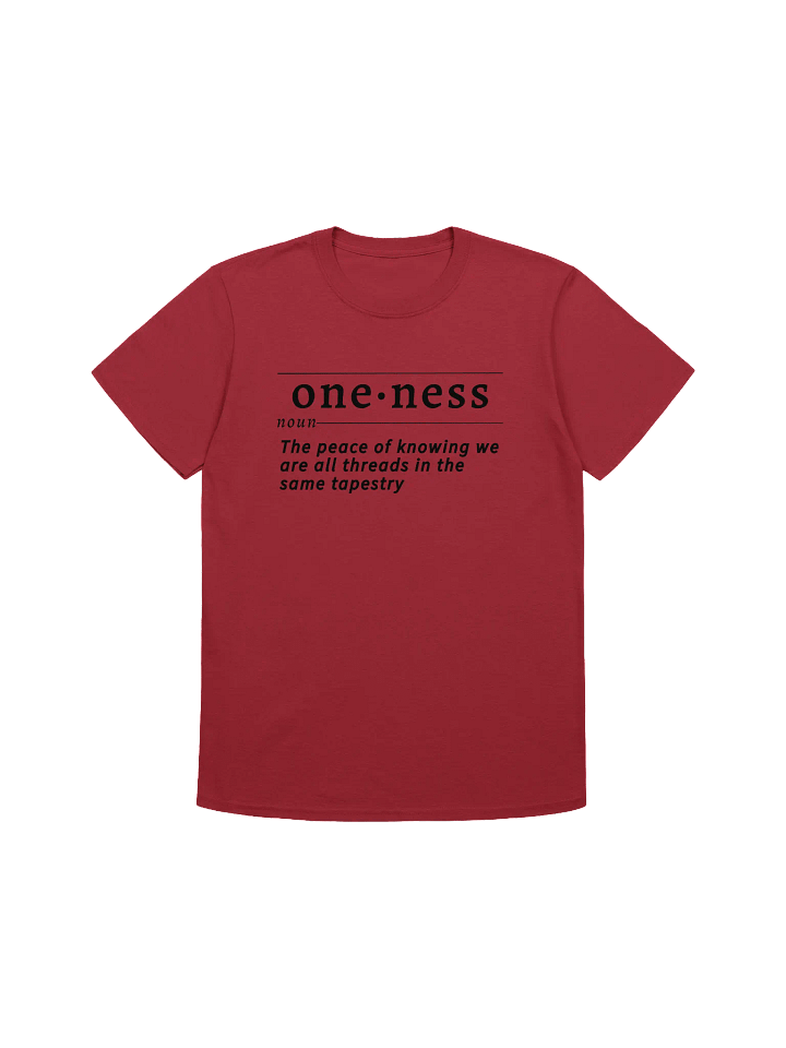 Oneness Def Unisex Tee blk v1 product image (1)