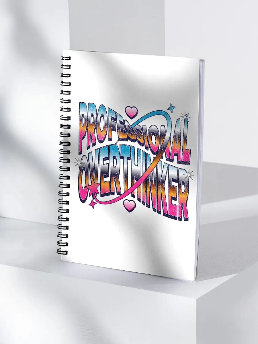 Professional Overthinker Spiral Notebook product image (3)