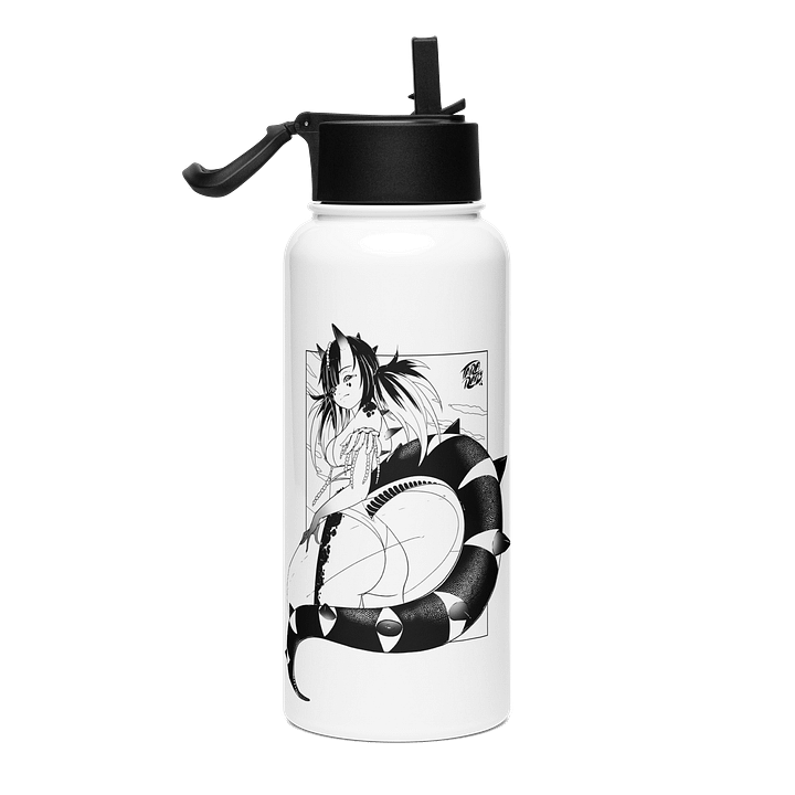 Hot Dino Girl Summer Water Bottle product image (2)