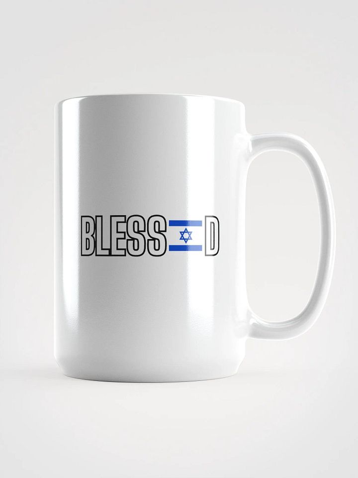 “BLESSED” White Mug – Flag Edition product image (1)