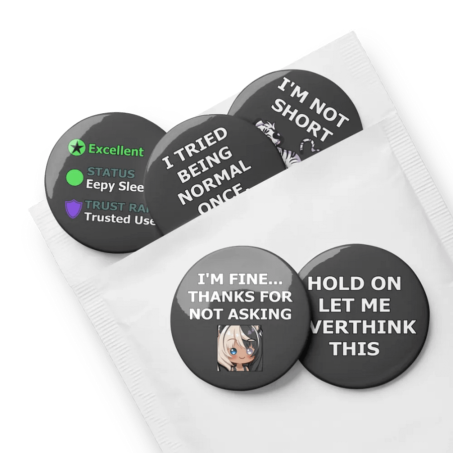 Pin Button - Limited Edition Collection #3 (Black) product image (8)