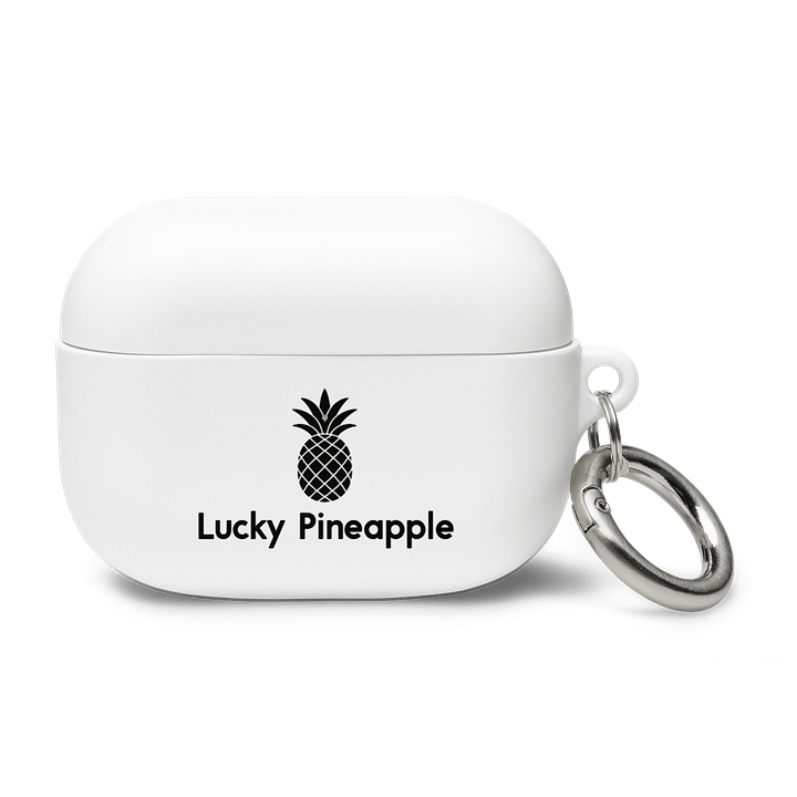 Lucky Pineapple Films Logo White AirPods® Case product image (1)