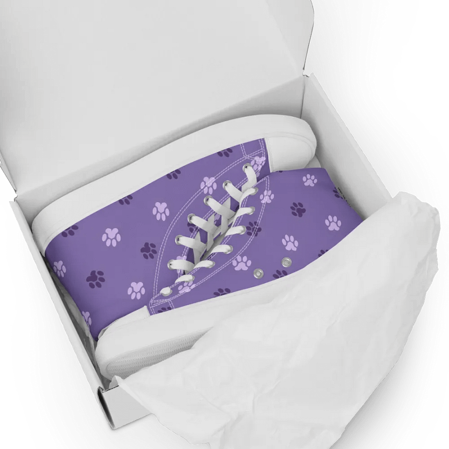 Women's Paw Print High Top Shoes product image (4)