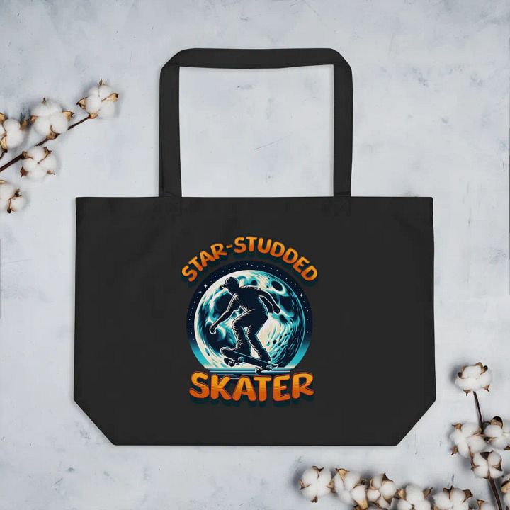 Star-Studded Skater Celestial Eco Tote product image (2)
