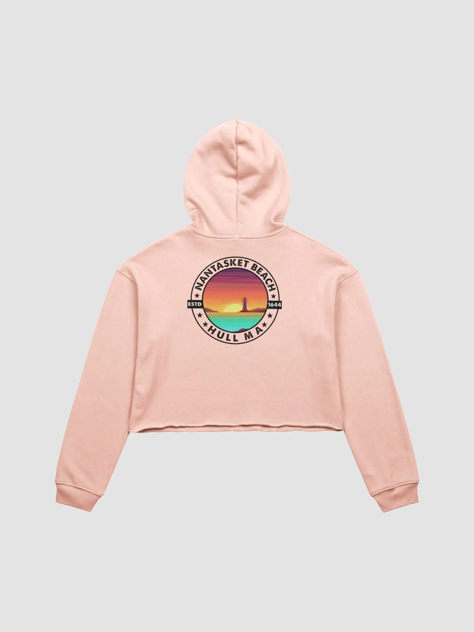 Life's a Peach - Nantasket Beach Crop Hoodie product image (4)