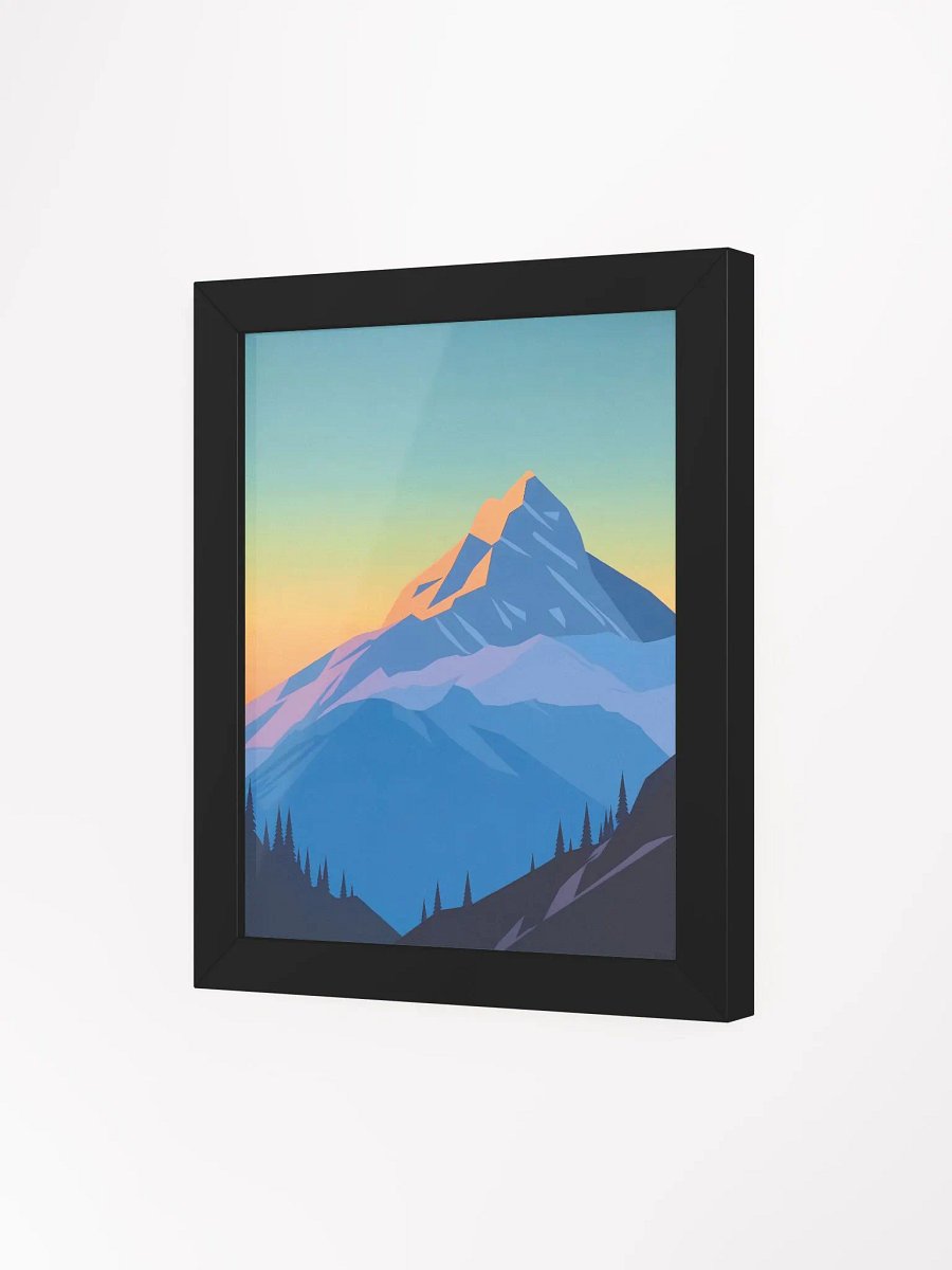 Framed Poster of an Alpine Sunset product image (3)