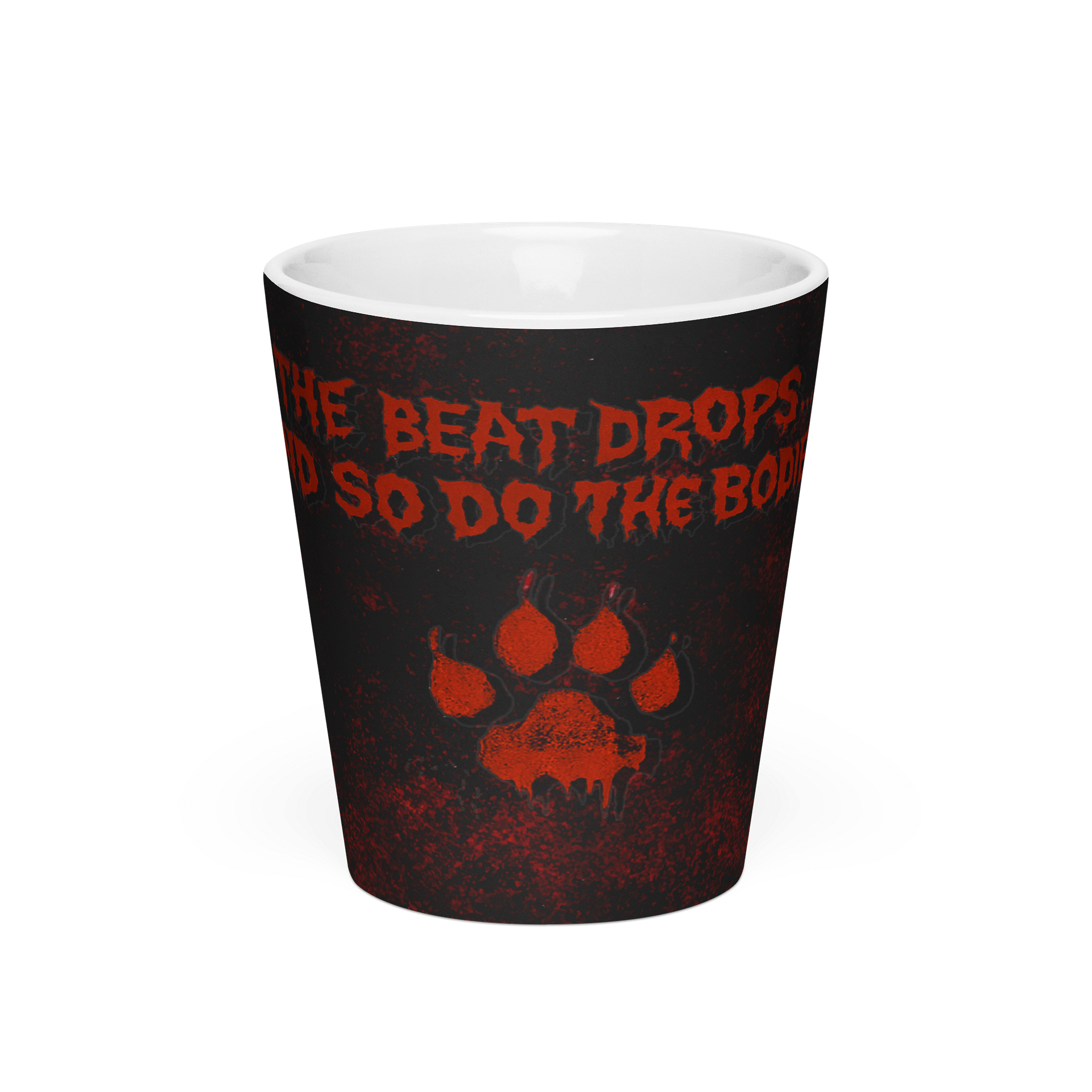 “Thrill-Hound” Latte Mug – When the Beat Drops… So Do the Bodies product image (3)