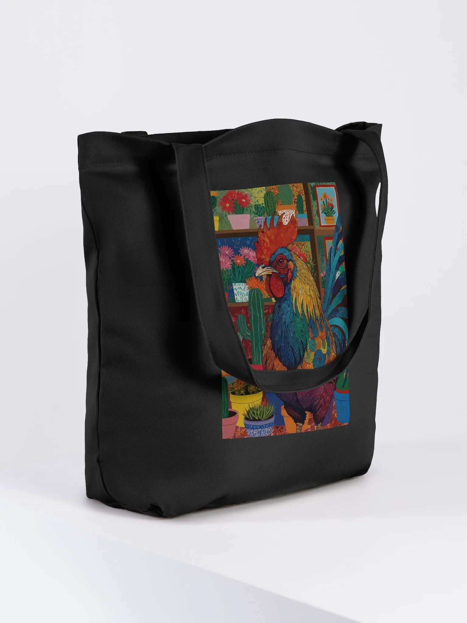Vibrant Rooster Eco-Friendly Tote product image (8)