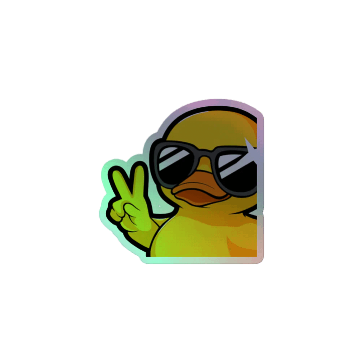 Rubber Ducky Peace Sticker product image (2)