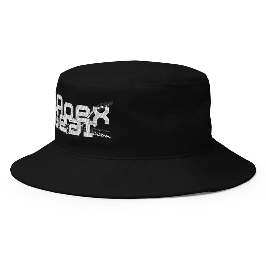 Bucket Hat - Embroidered - White HApex Gear White Logo product image (10)