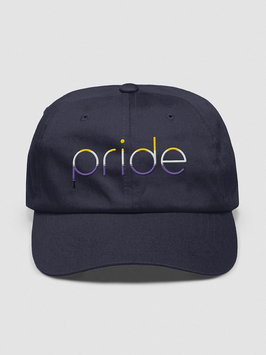 nonbinary pride in lowercase - Embroidered Hat product image (1)