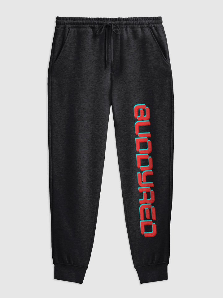 Buddyred Text Left Leg Sweat Pants product image (1)