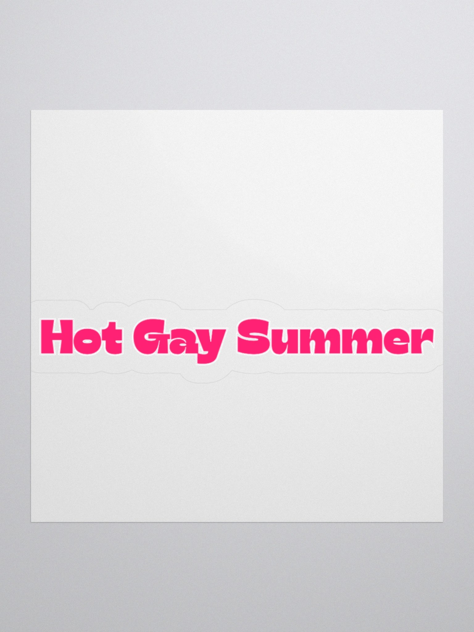 Hot Gay Summer Sticker product image (1)