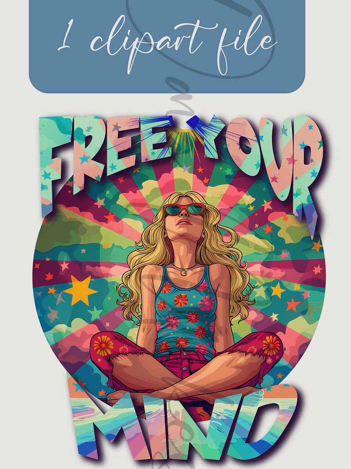 Free png for sublimation or crafts - Free your mind product image (1)