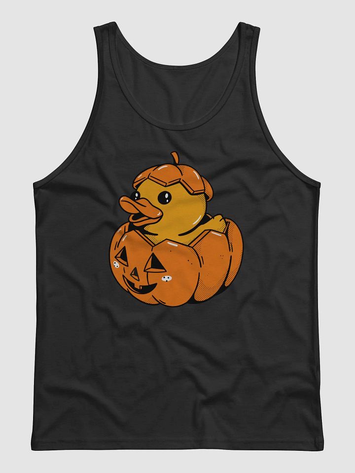 Rubber Duck Pumpkin Halloween Tank Top product image (1)