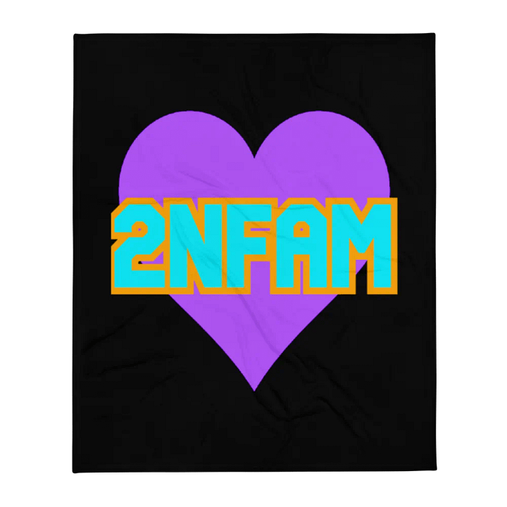2NFAM Heart Blanket - Black product image (2)