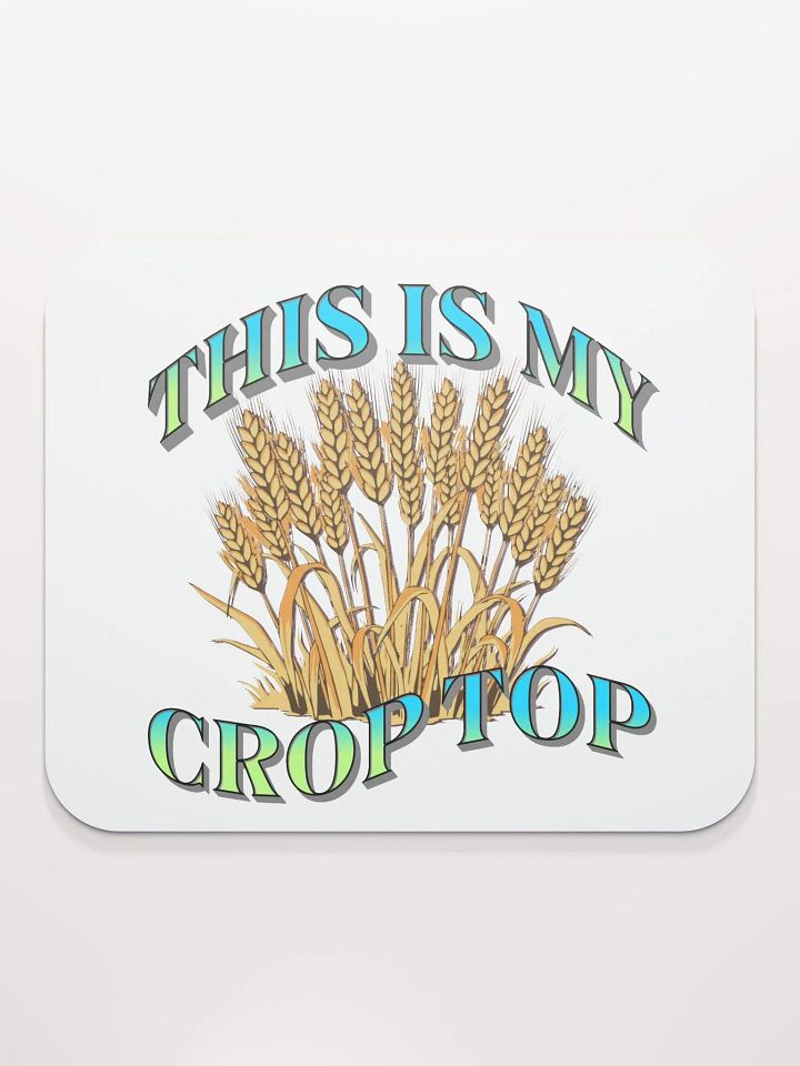This Is My Crop Top Wheat Fields Mouse Pad product image (2)