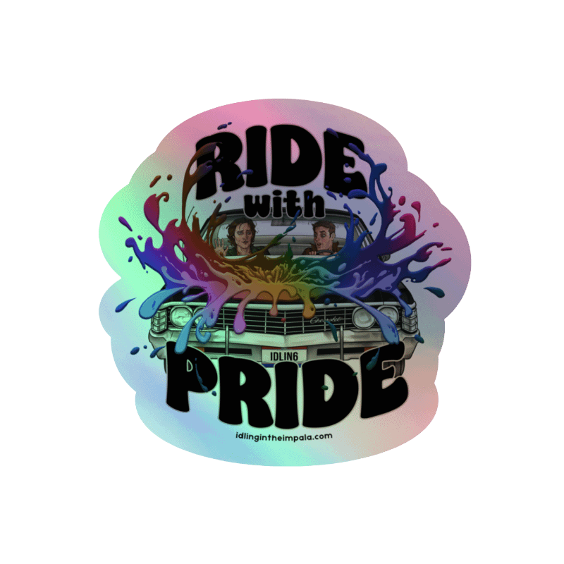Ride with Pride Holo Sticker - Freeform product image (2)