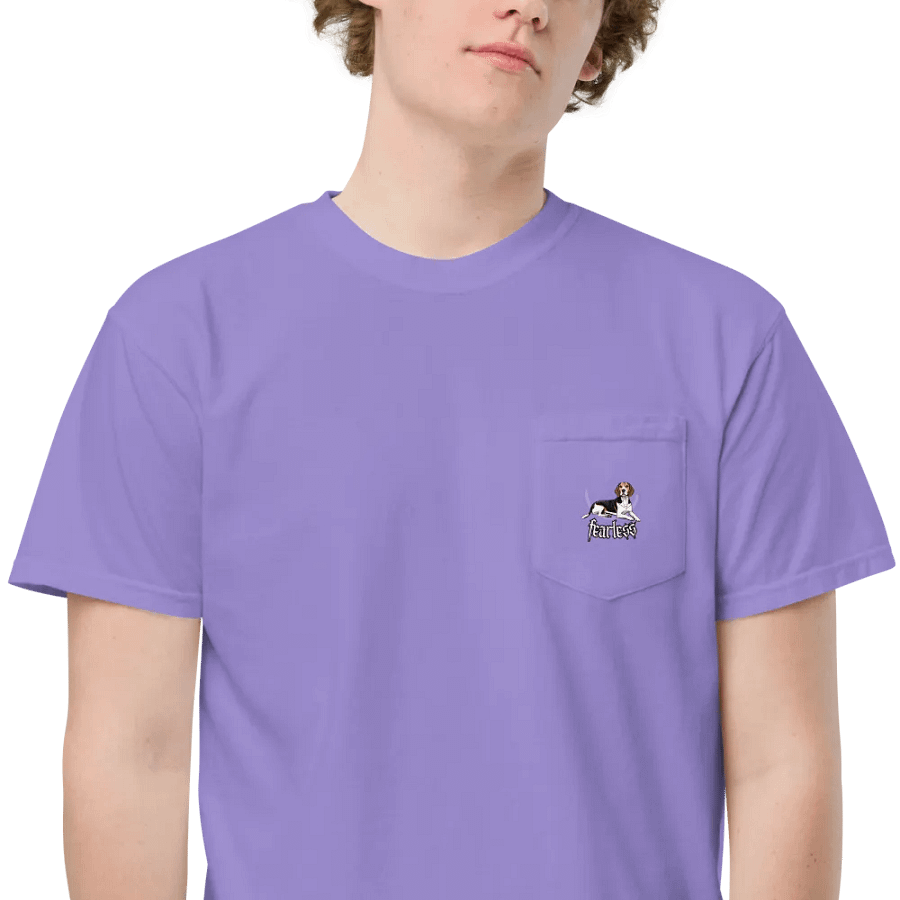 Fearless Beagle Pocket Unisex Shirt product image (3)