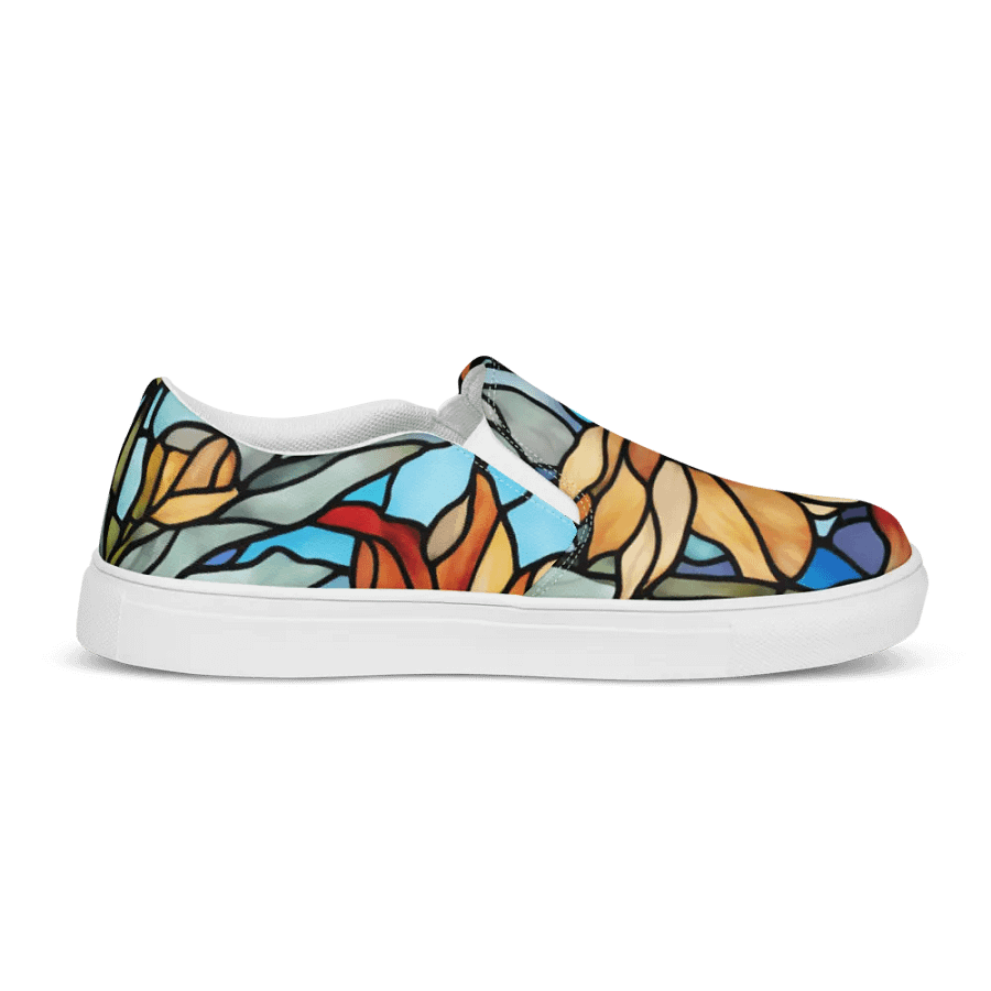 Floral Stained Glass Slip-Ons product image (7)