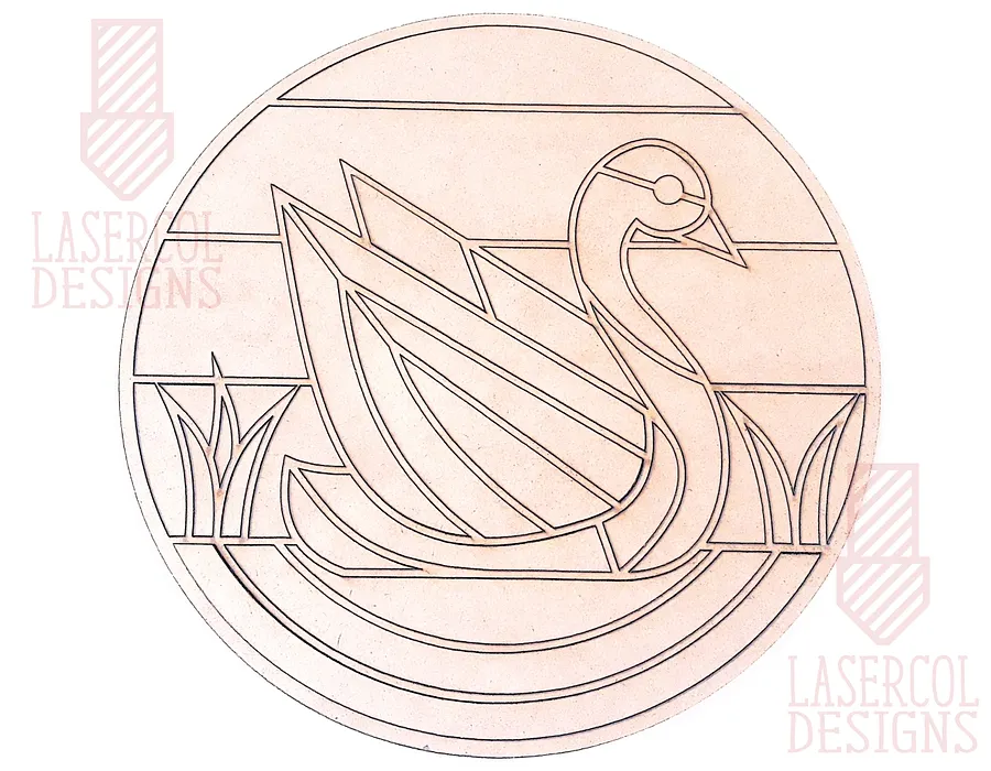 Swan Paint Kit DIY - Laser Cut Files product image (2)