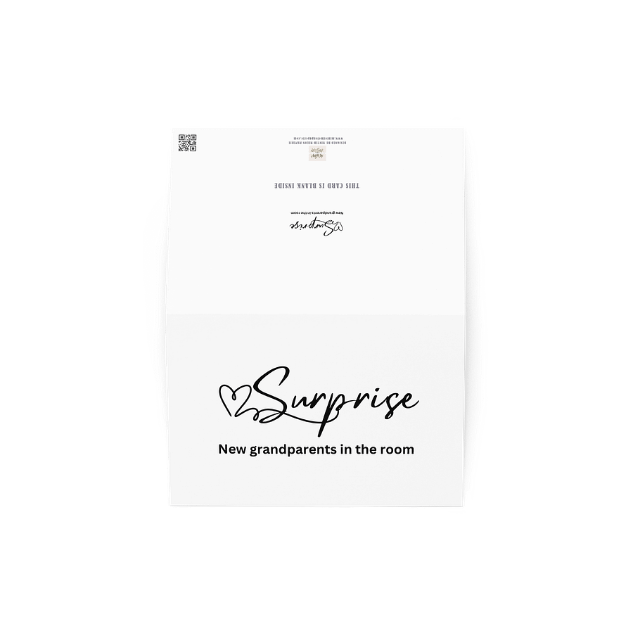 Surprise Grandparents Greeting Card product image (3)