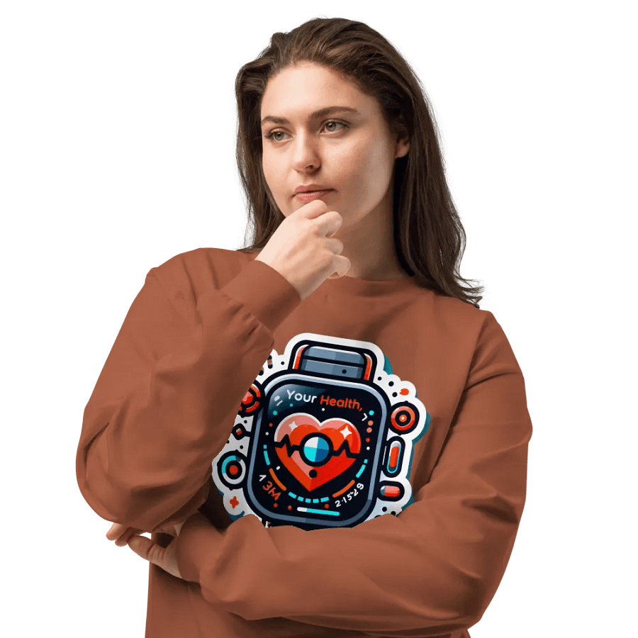 Heartbeat Tracker Unisex Long Sleeve Shirt product image (9)