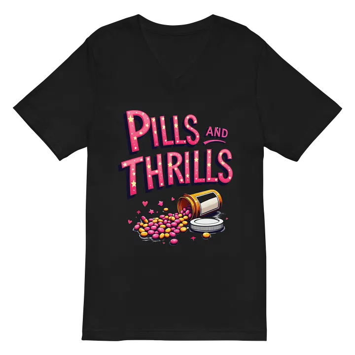Starry Pills and Thrills V-Neck Tee product image (3)