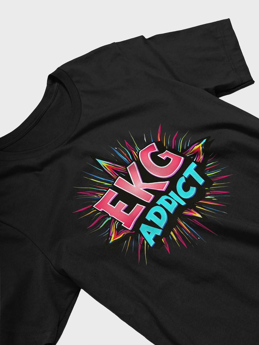 EKG Addict Burst T-Shirt product image (23)