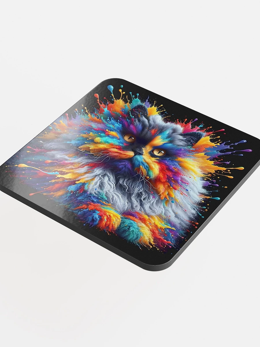 Glossed Cork Coaster: Selkirk Rex product image (4)