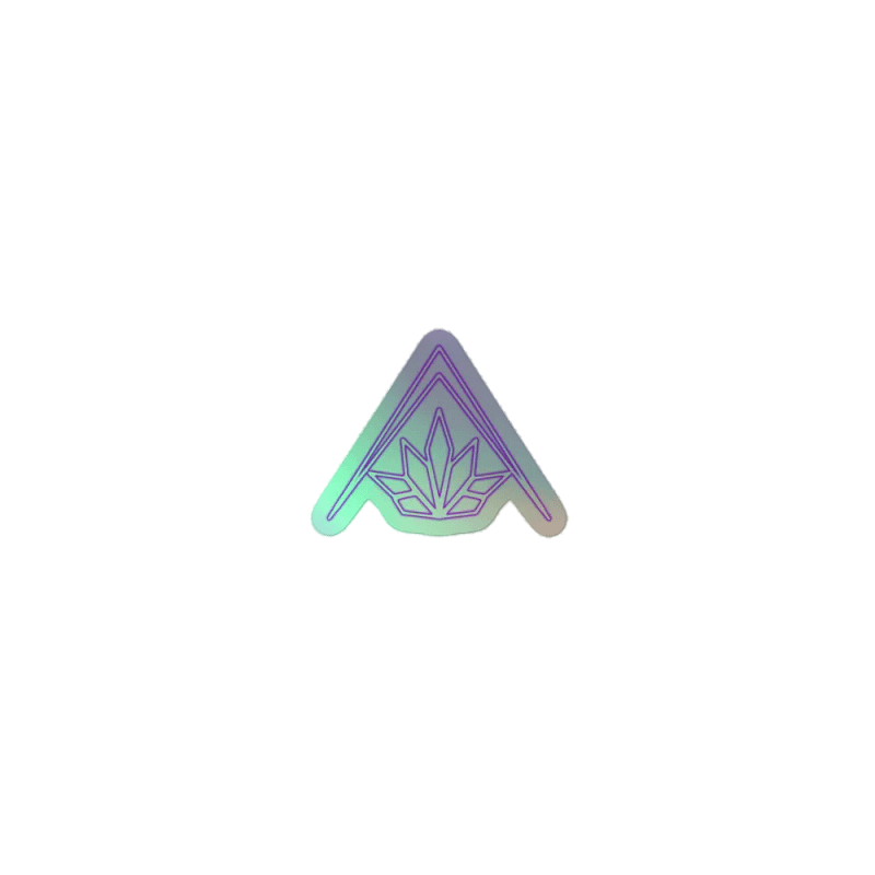 AKNet Holographic Logo Sticker