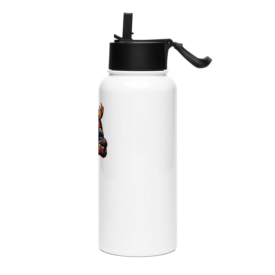 MooseFit Logo Water Bottle With Straw product image (3)