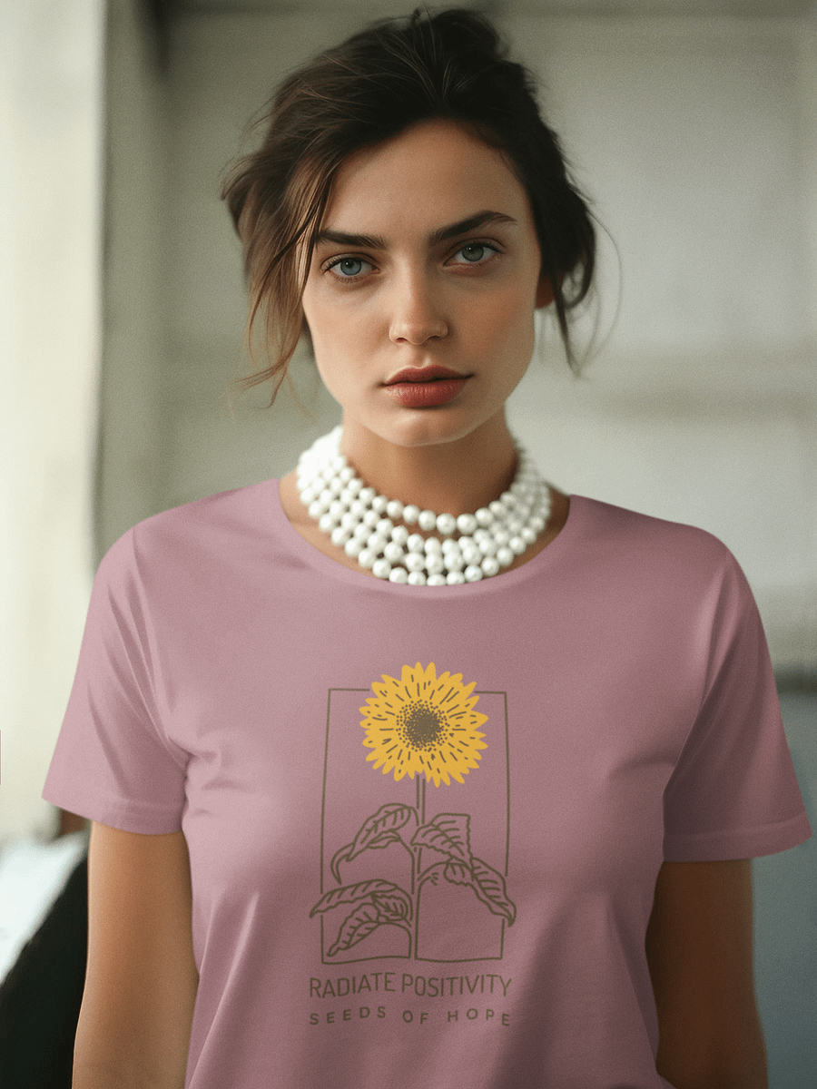 Radiant Sunflower Positivity Tee product image (2)