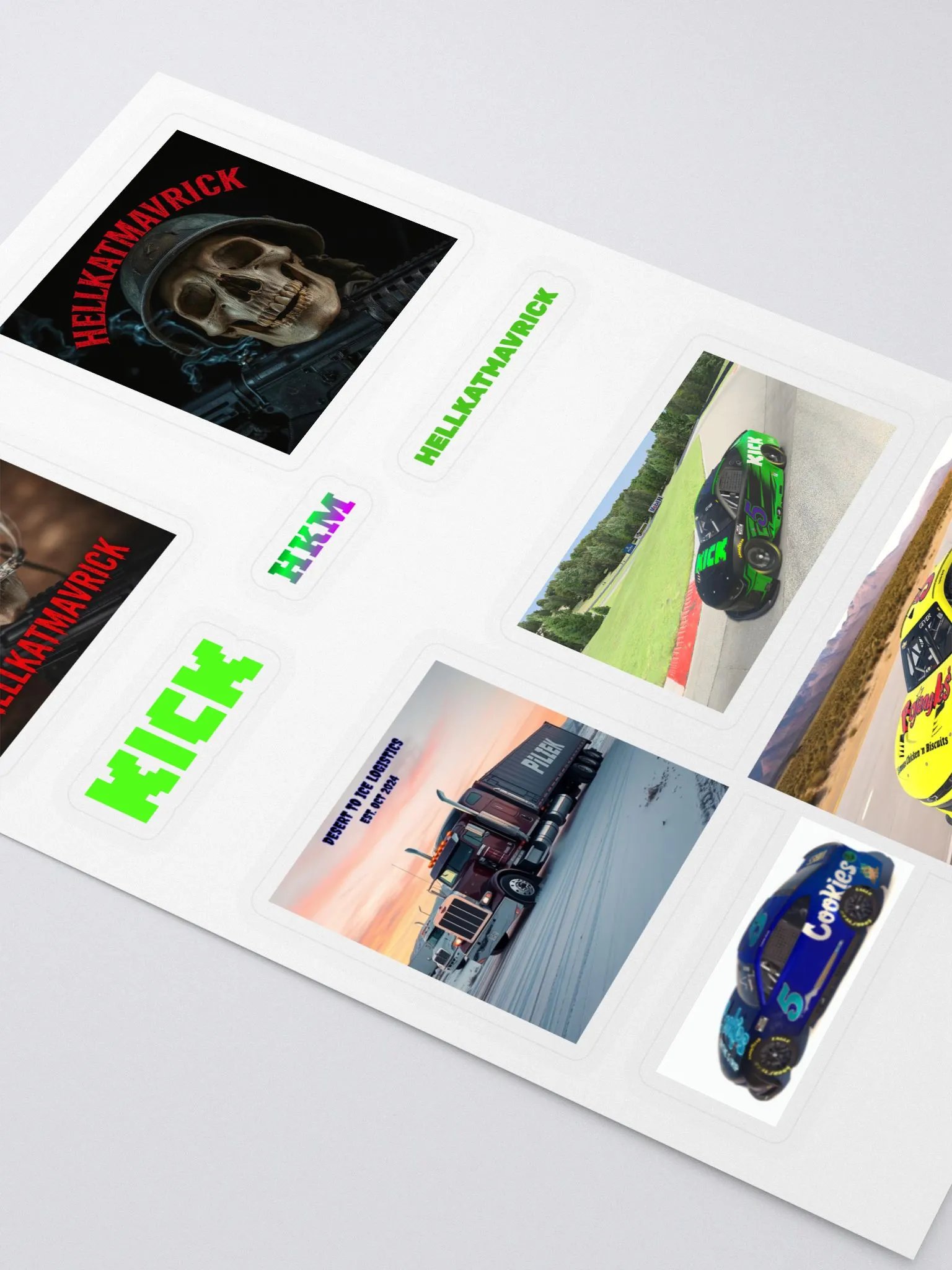 Hellish Sticker Collage: Kiss Cut Sheet product image (2)