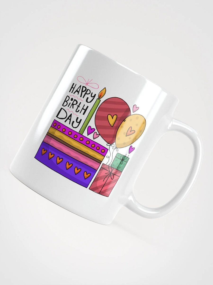 Happy Birthday Hearts Coffee Tea Mug product image (4)