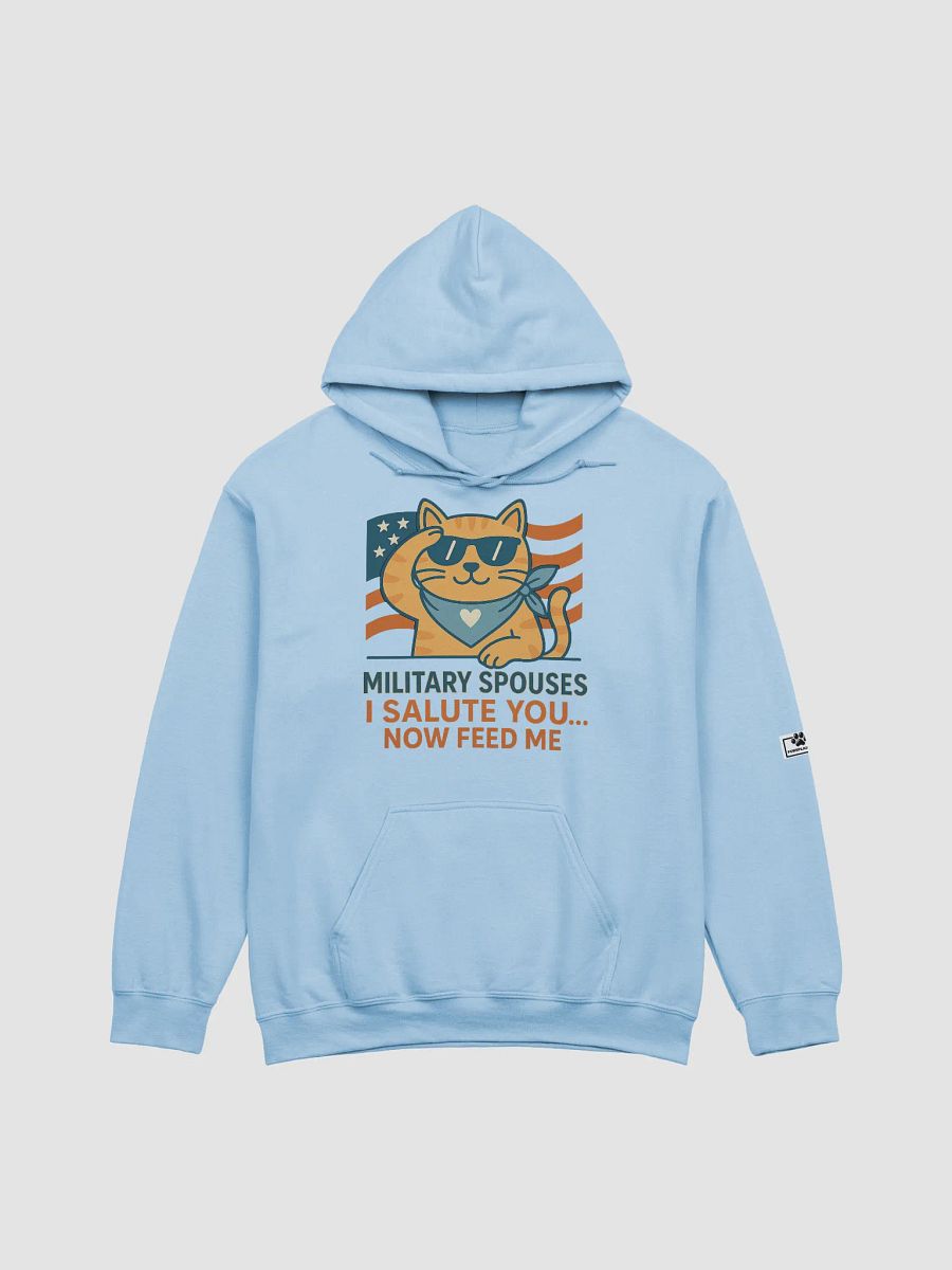 Operation: Feed Me – Military Spouse Tribute Hoodie (Cat Approved) product image (2)