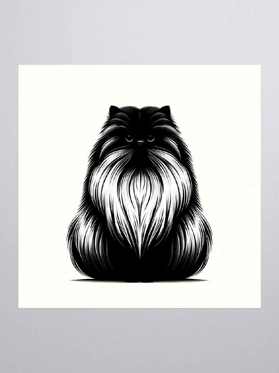 Kiss Cut Stickers: Persian Monochrome product image (1)