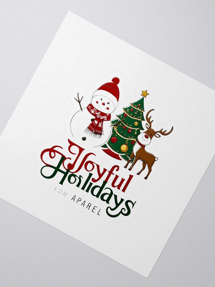 Joyful Holidays Kiss Cut Stickers product image (2)