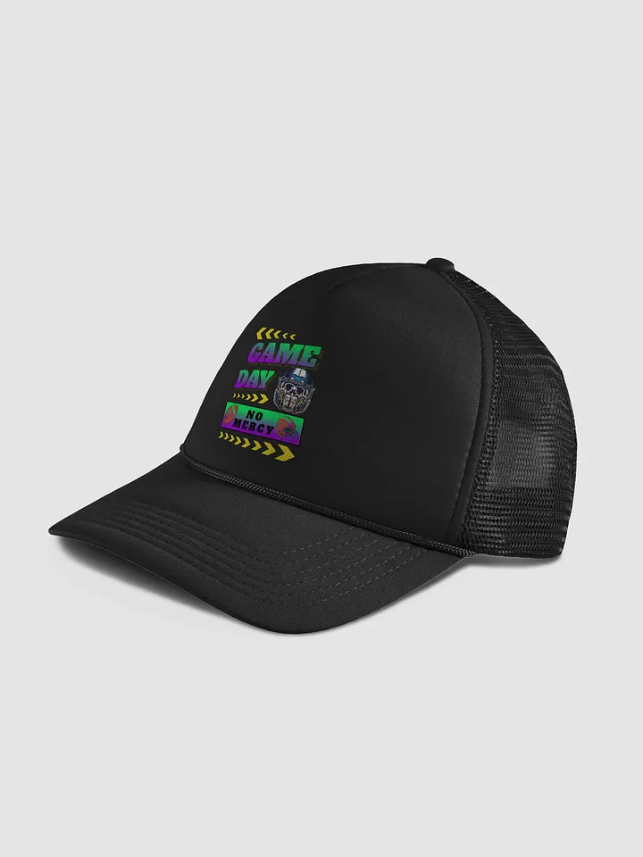 Game Day No Mercy Football Skull Foam Trucker Hat product image (2)